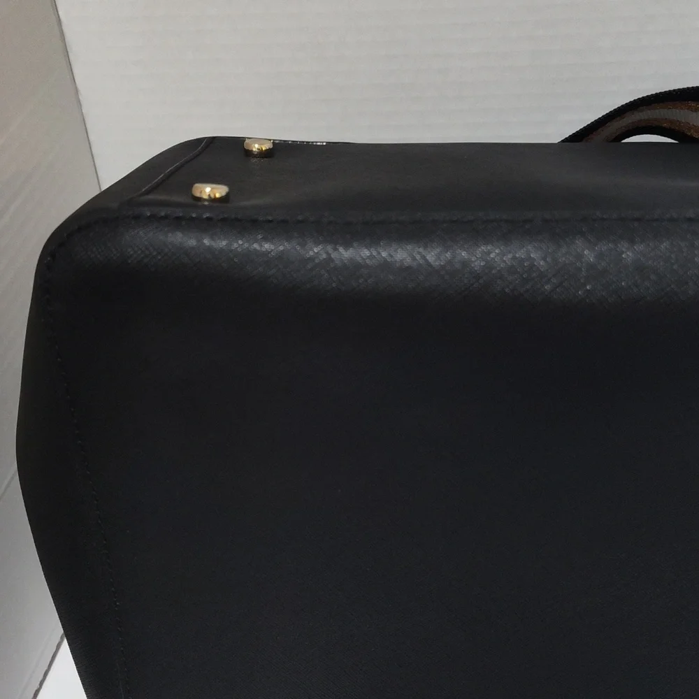 Kate Spade Black Tote with Gold Accents - Picture 11 of 16